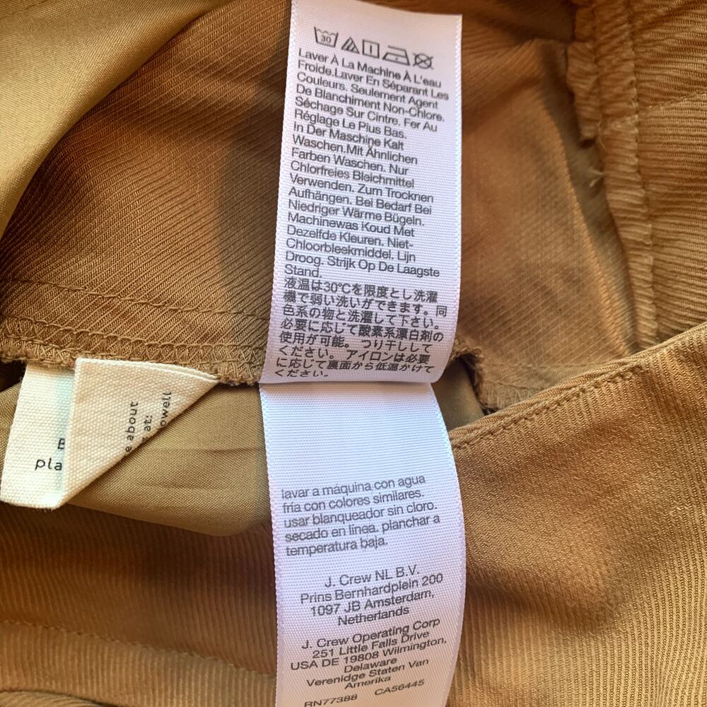 Madewell Women's Neale Straight-Leg Pant In Drapeweave CM5 Mustard Gold Size 6 - Picture 13 of 16